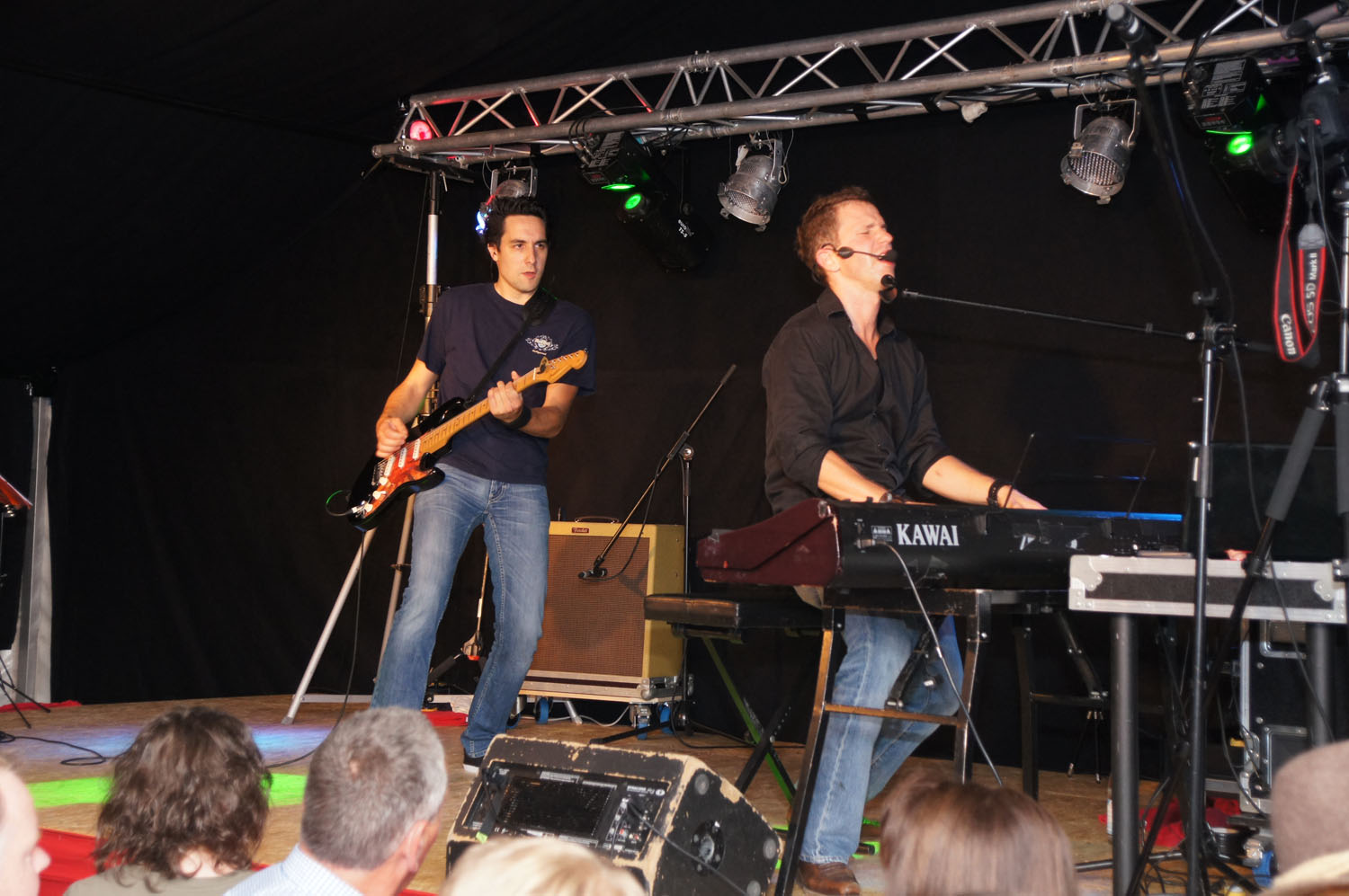 Domenico Camiscia und Nepo Fitz bei der Feuerwehr Hirschhorn