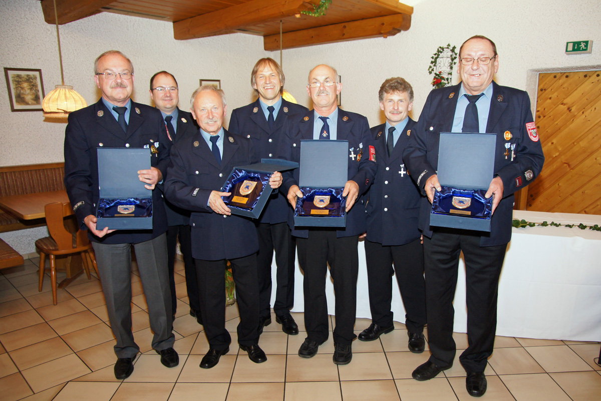 Ehrung für 40 Jahre aktive Dienstzeit