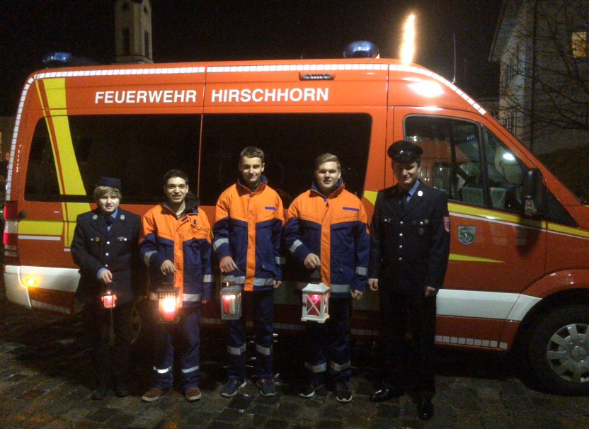 Abholung des Friedenslichts in Simbach am Inn