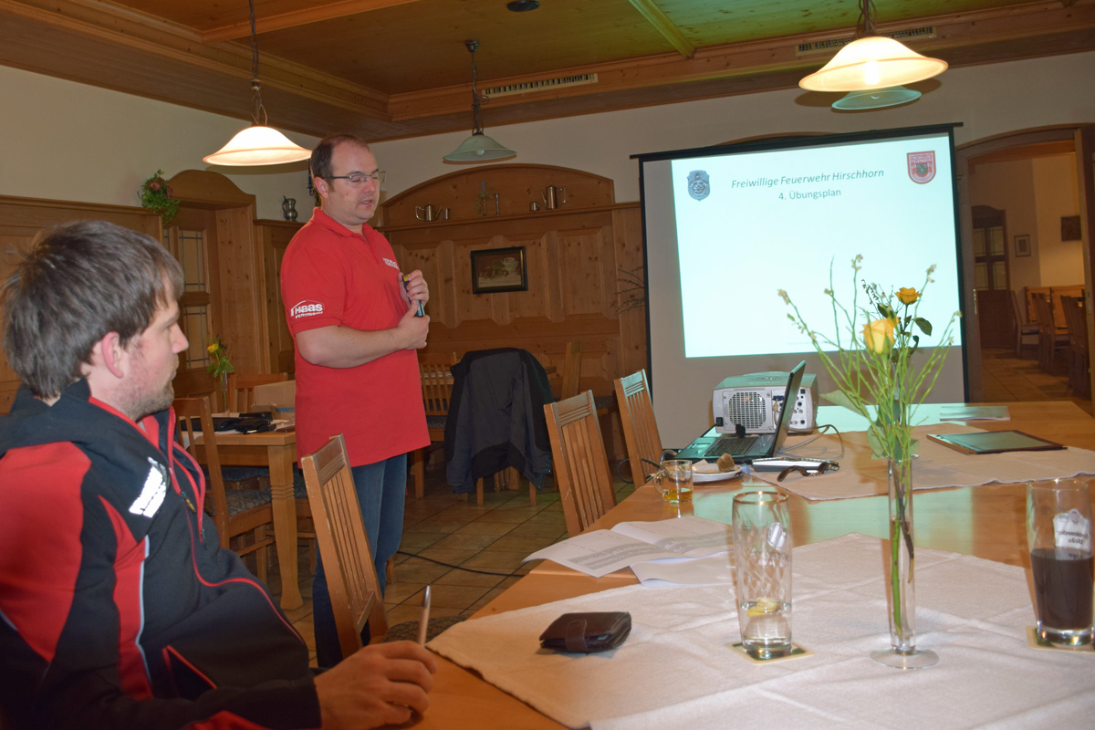 von links: 2. Kdt. Andreas Ries und 1. Kdt. Stefan Holfelder