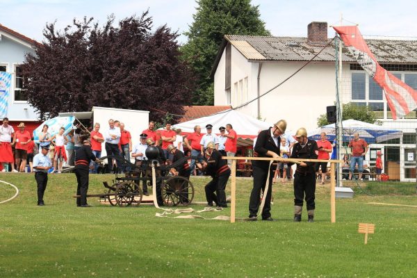 Handdruckspritzenwettbewerb 2017 in Amsham