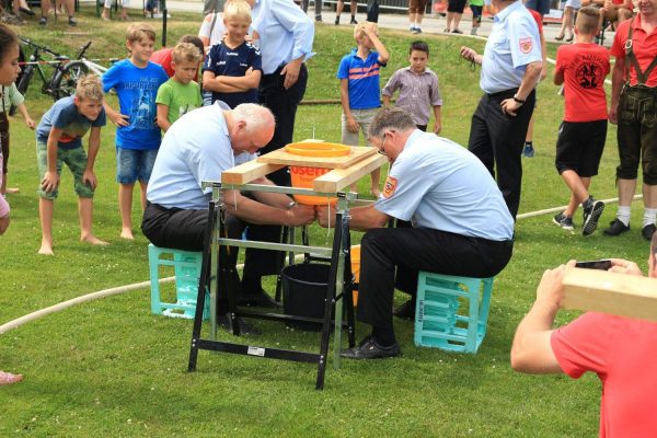 Handdruckspritzenwettbewerb 2017 in Amsham