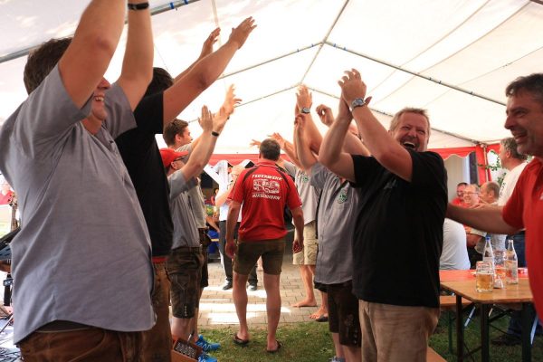 Handdruckspritzenwettbewerb 2017 in Amsham