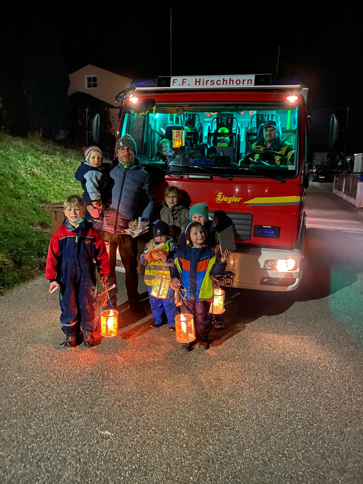 Martinsumzug Feuerwehr Hirschhorn
