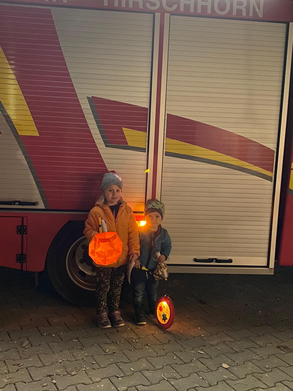 Martinsumzug Feuerwehr Hirschhorn