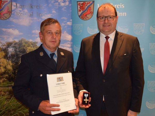 Gerhard Unterhuber - 40 Jahre aktive Dienstzeit